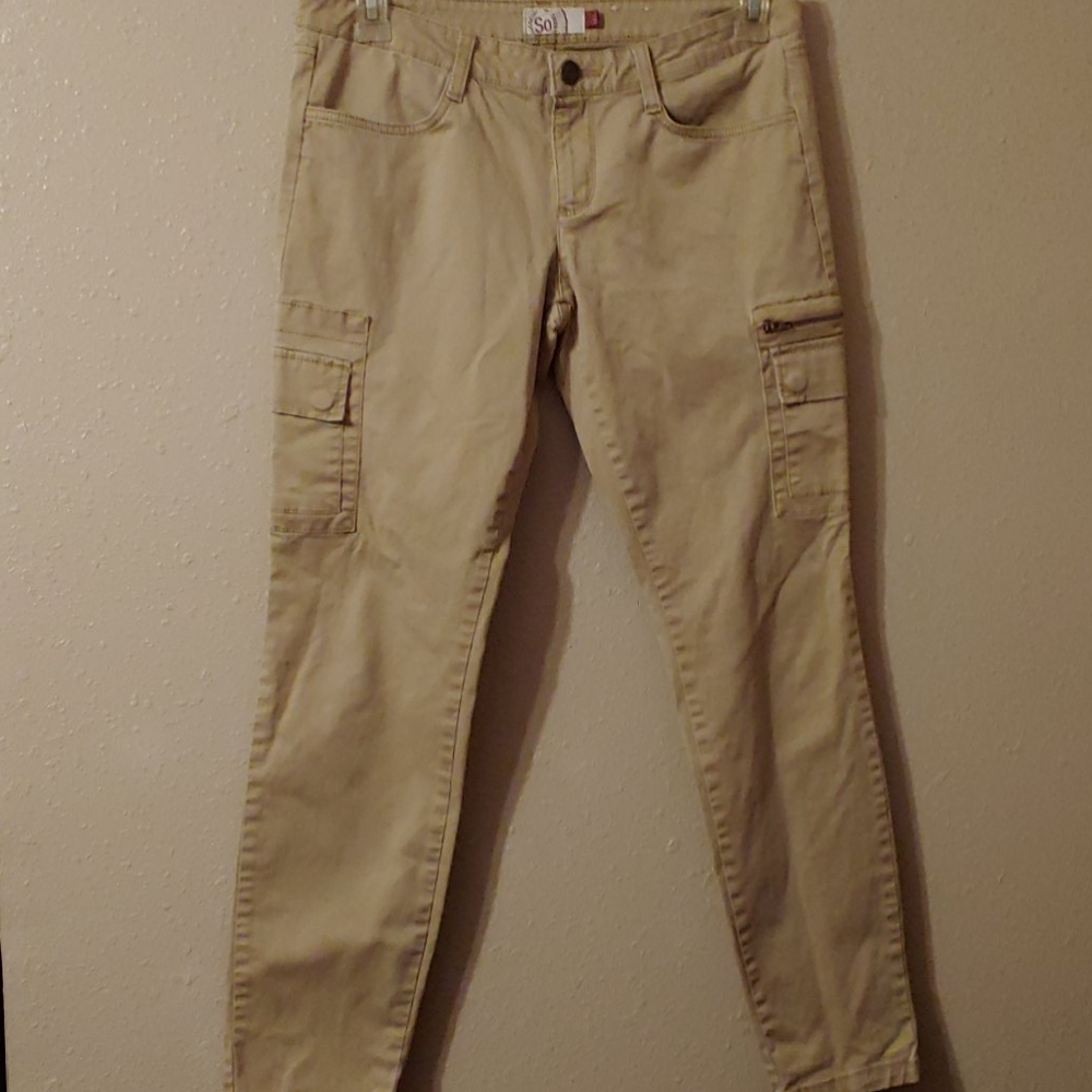 Khaki cargo pants